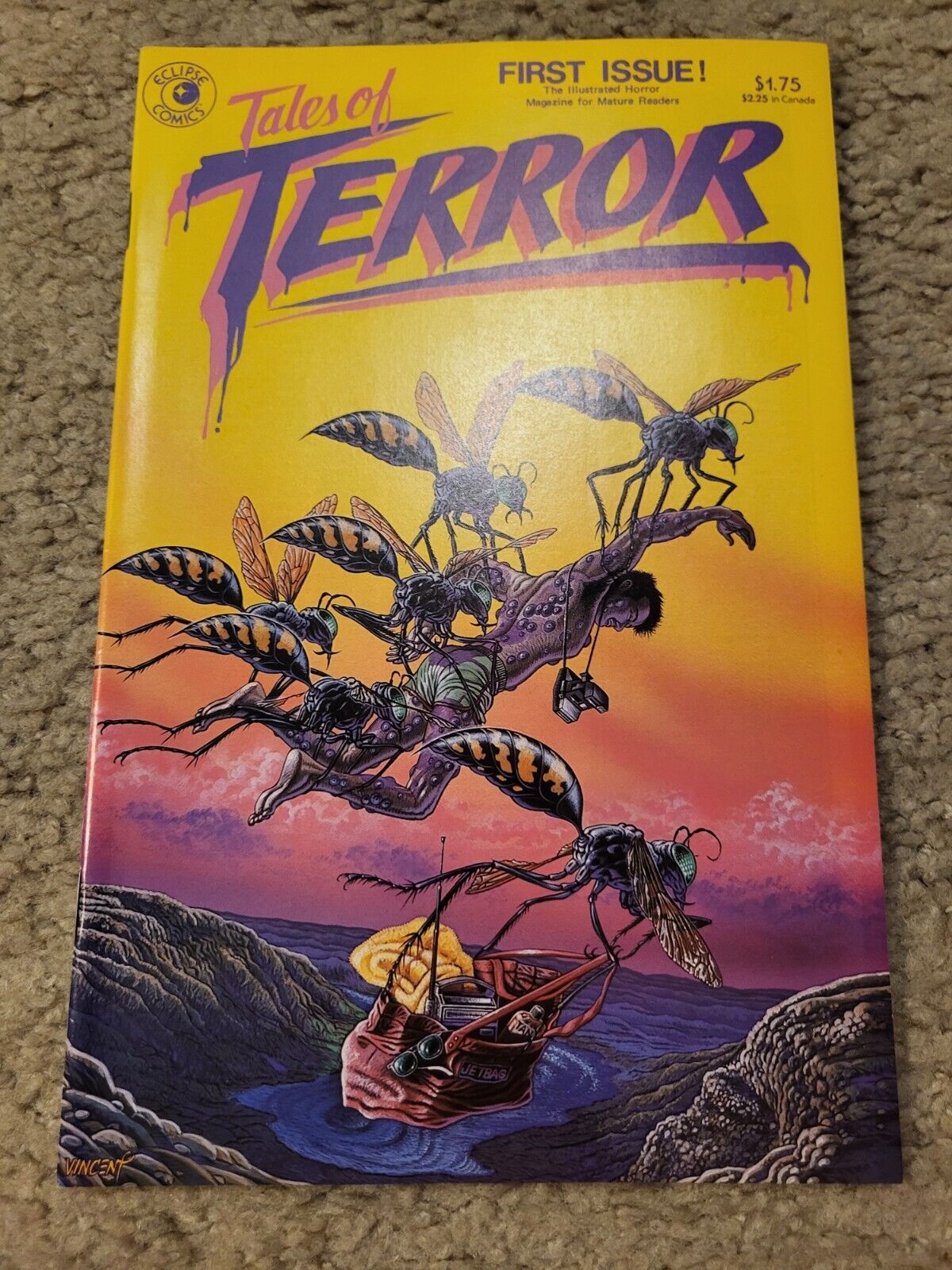 Tales Of Terror 1 Eclipse comics lot Bill Pearson, Mark Wheatley 1985 HIGH GRADE