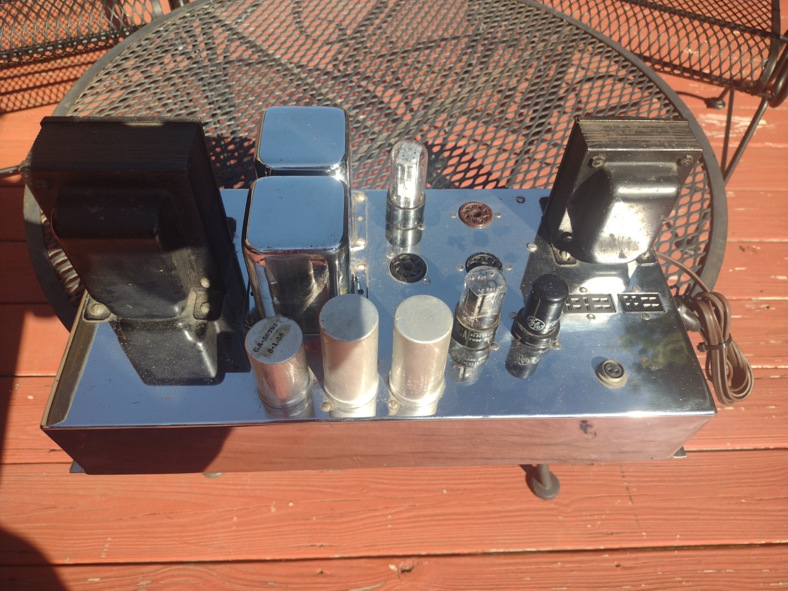 Rare SCOTT Musicale Console HiFi Chrome AMP Amplifier Vintage Radio Chassis Ohio Rare SCOTT Musicale Console HiFi Chrome AMP Amplifier Vintage Radio Chassis Ohio