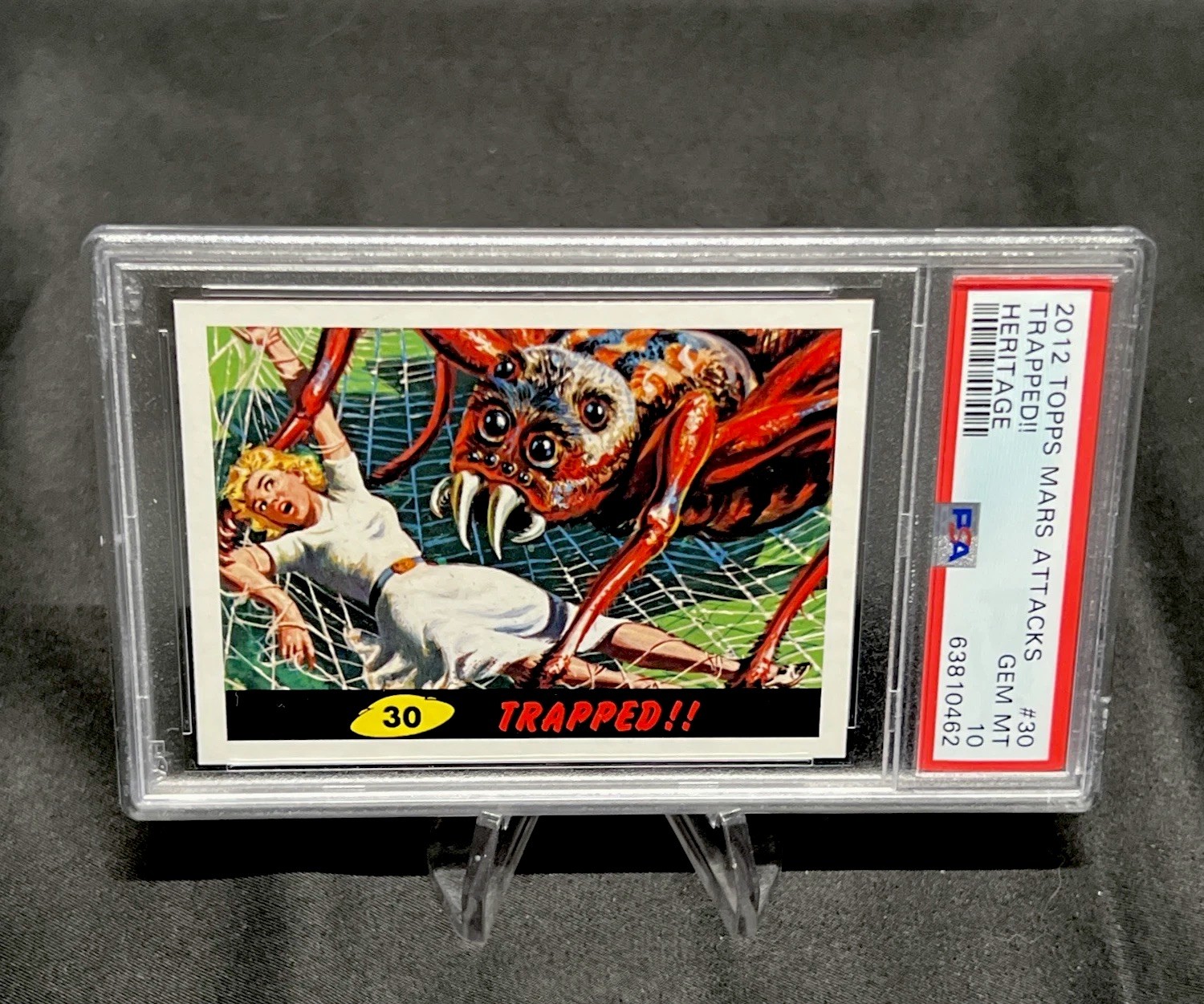 2012 Topps Mars Attacks Heritage #30 Trapped PSA 10 GEM MINT 2012 Topps Mars Attacks Heritage #30 Trapped PSA 10 GEM MINT