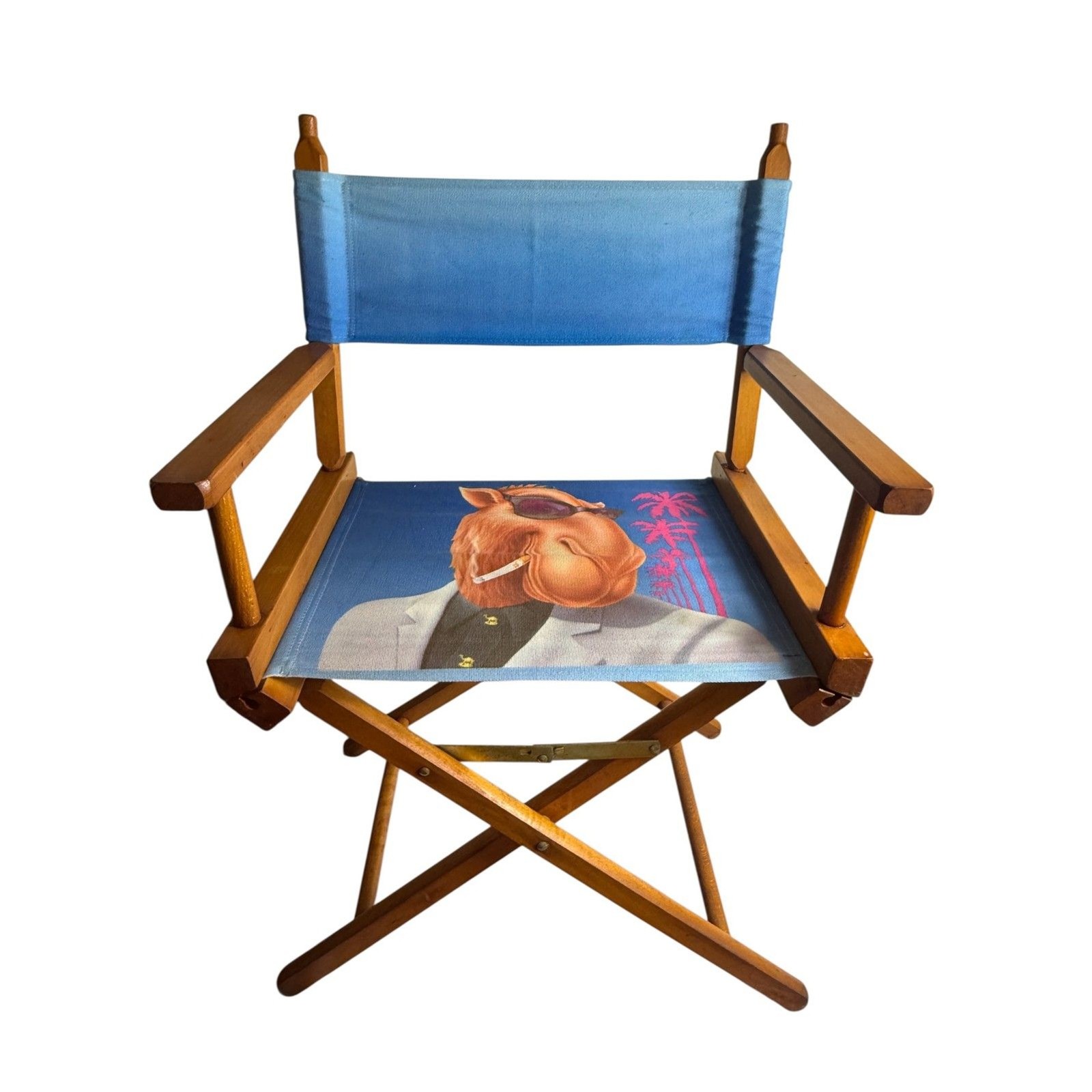 Vintage Joe Camel Cigarettes Directors Chair Folding Wood Canvas Cigarette Promo Vintage Joe Camel Cigarettes Directors Chair Folding Wood Canvas Cigarette Promo