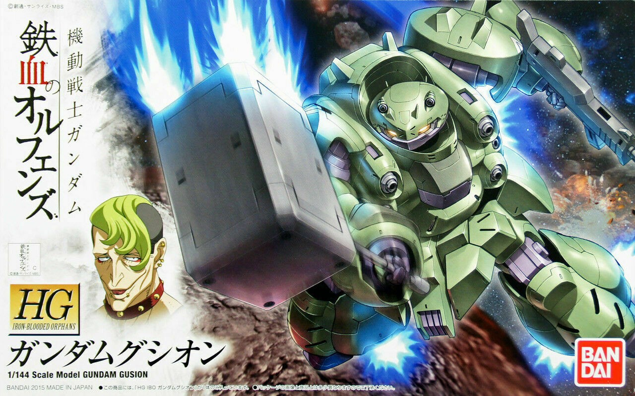 Bandai Hobby IBO Iron-Blooded Orphans Gundam Gusion HG 1/144 Model Kit USA Bandai Hobby IBO Iron-Blooded Orphans Gundam Gusion HG 1/144 Model Kit USA