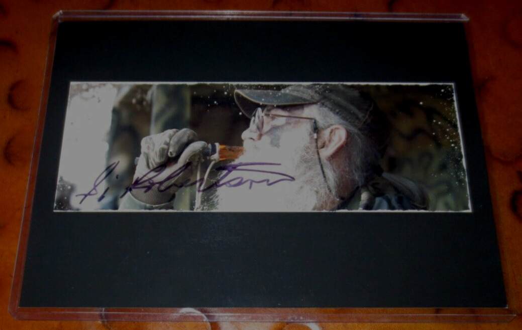 Uncle Si Robertson signed autographed photo A&E Duck Dynasty Going Si-Ral