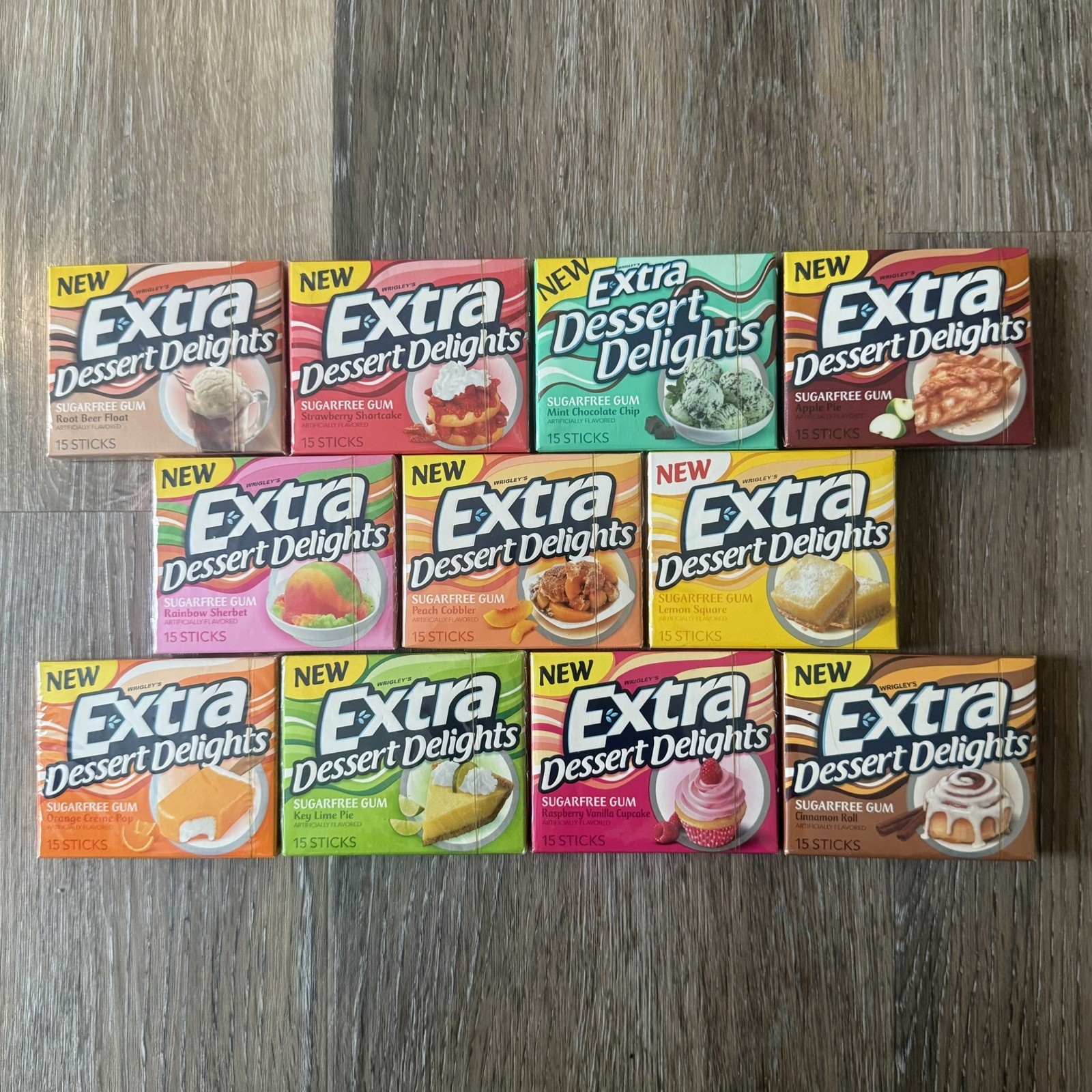 FULL SET OF EXTRA DESSERT DELIGHTS- (11 PACKS) DISCONTINUED - RARE FULL SET OF EXTRA DESSERT DELIGHTS- (11 PACKS) DISCONTINUED - RARE