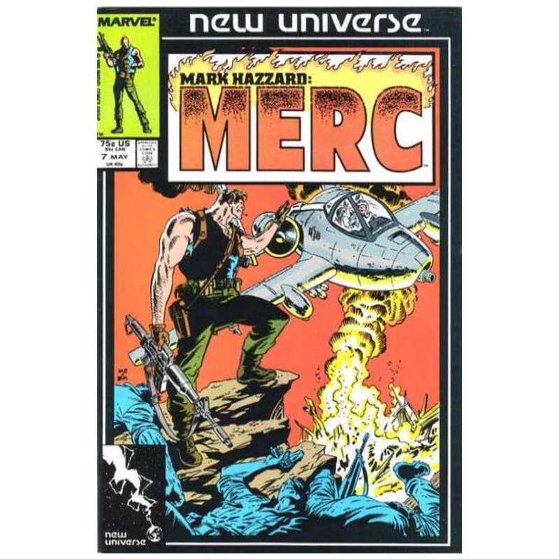 Mark Hazzard: MERC #7 in Near Mint minus condition. Marvel comics [d: