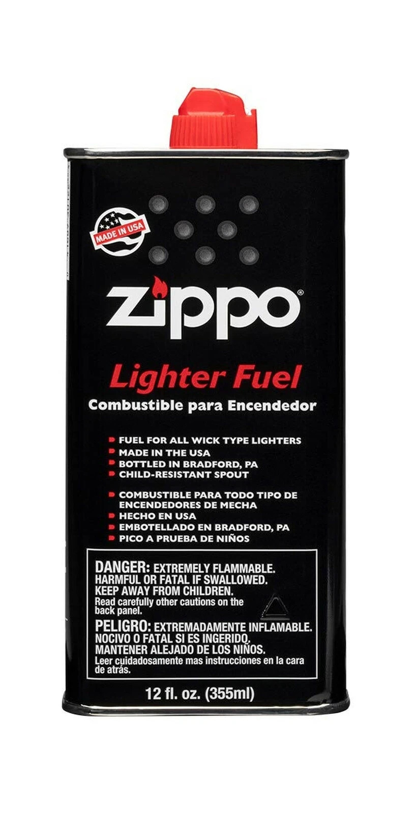Zippo 12FC Premium Windproof Lighters Fluid Multi-Purpose Fuel 12Oz Bottle 1Pck Zippo 12FC Premium Windproof Lighters Fluid Multi-Purpose Fuel 12Oz Bottle 1Pck
