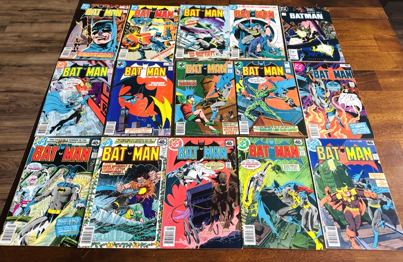 Batman 37 Comic Book Lot DC Bronze Copper Age #308-445 Year One Tim Drake #442 Batman 37 Comic Book Lot DC Bronze Copper Age #308-445 Year One Tim Drake #442