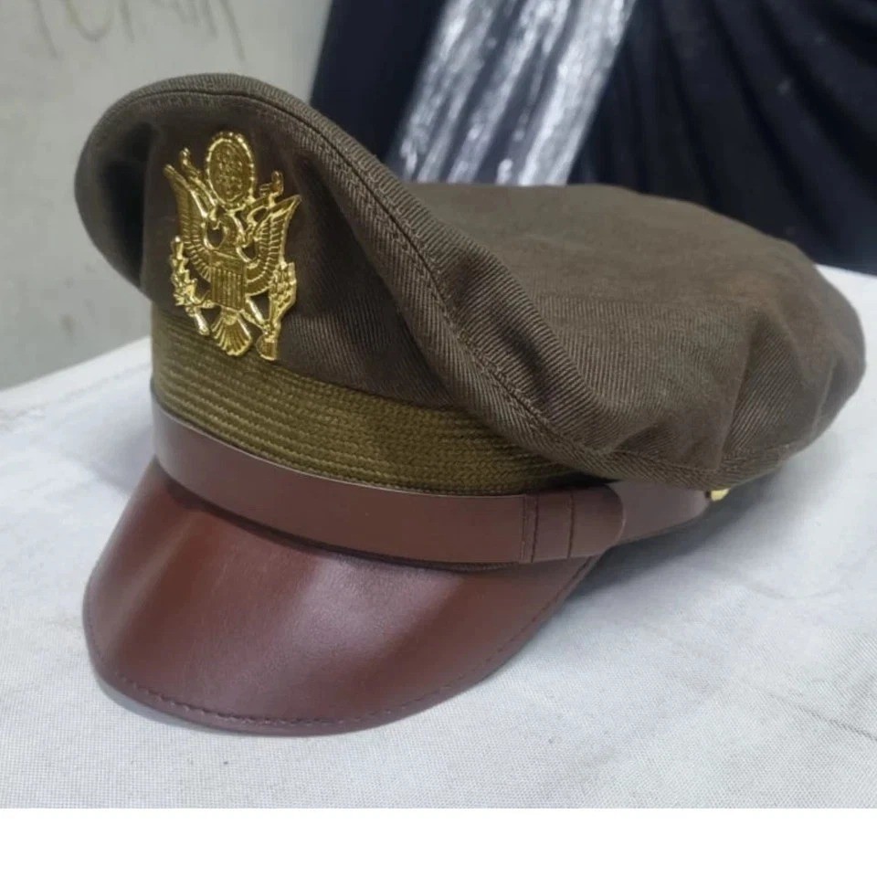 WW2 USAAF Crusher Cap - Army Air Corp Officer Pilot Visor Hat (Reproduction) WW2 USAAF Crusher Cap - Army Air Corp Officer Pilot Visor Hat (Reproduction)