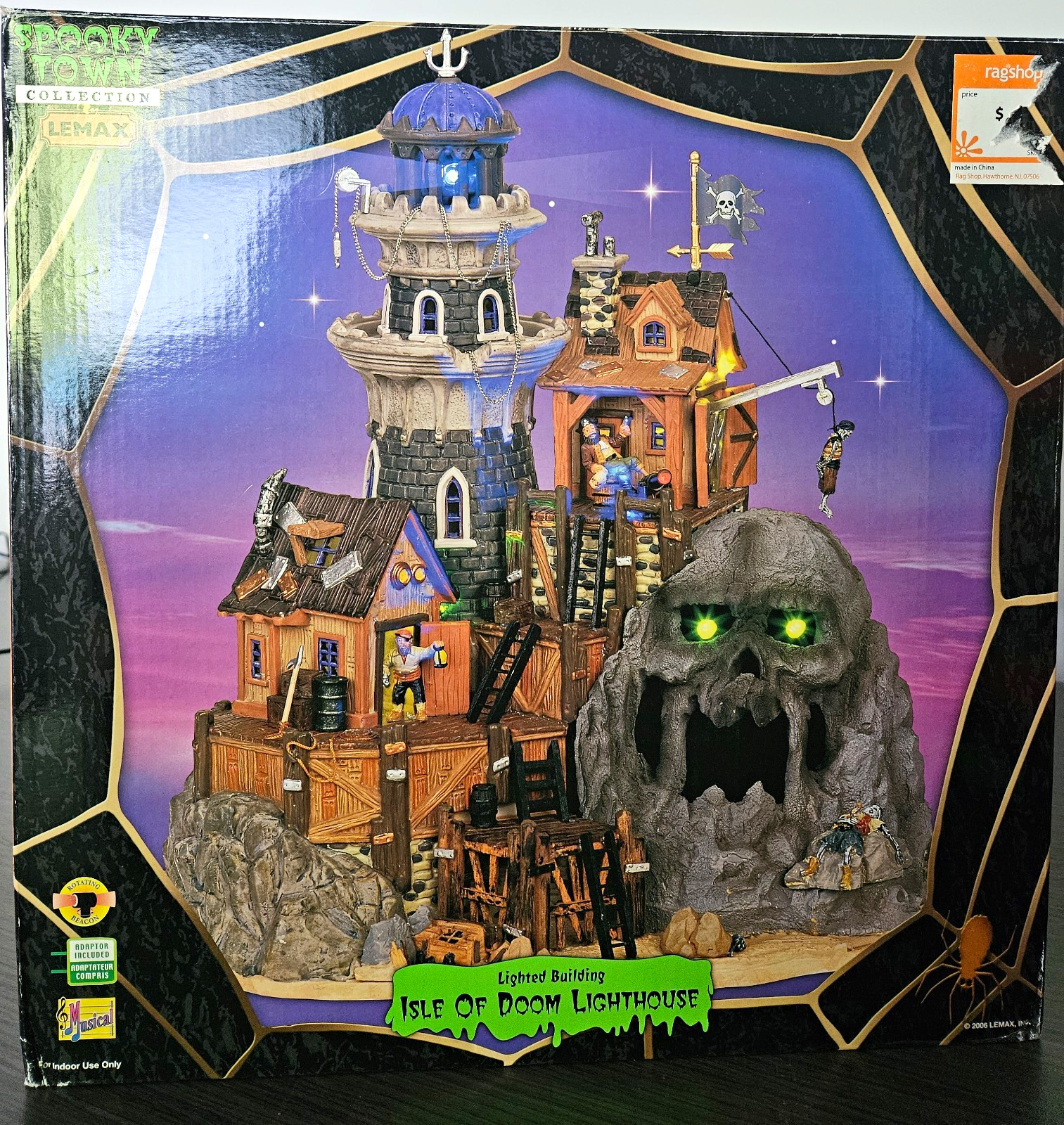 Lemax Spooky Town "Isle of Doom Lighthouse" Lemax Spooky Town "Isle of Doom Lighthouse"
