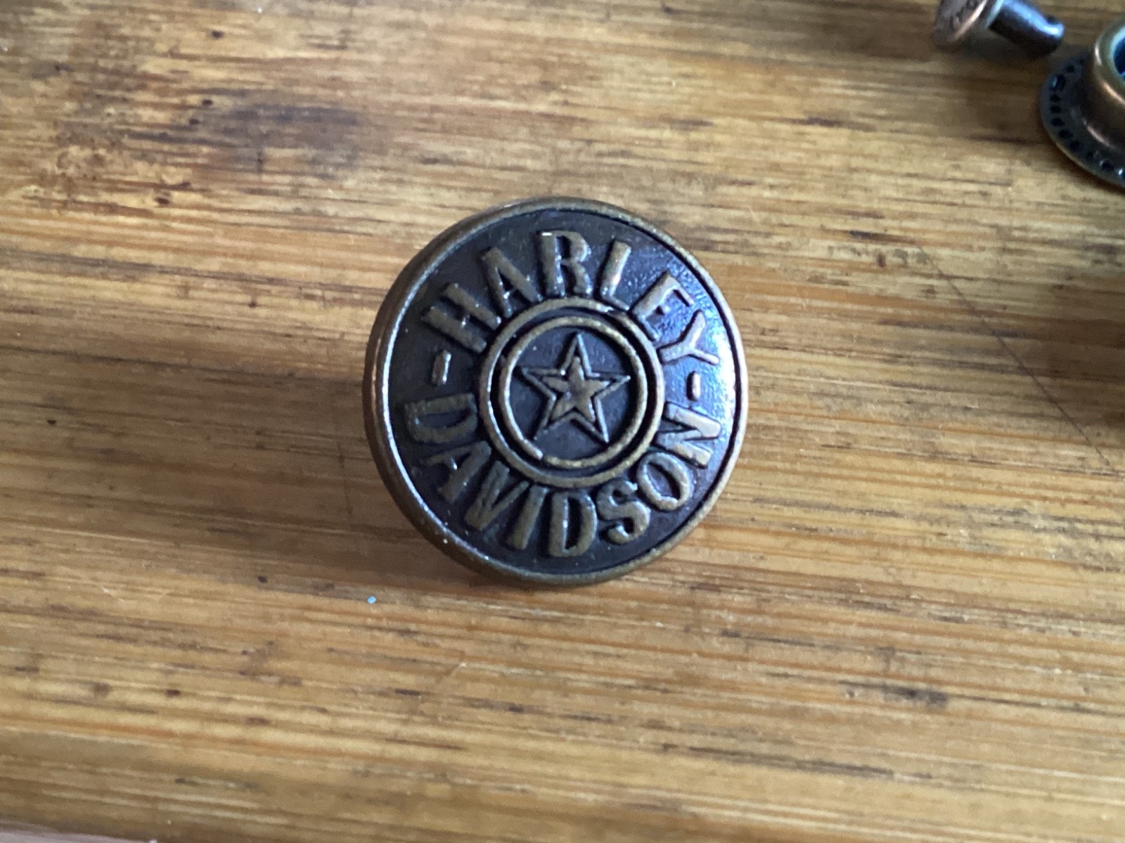Harley-Davidson Metal Replacement HD Snaps Buttons Leather Jacket Vest Type 2