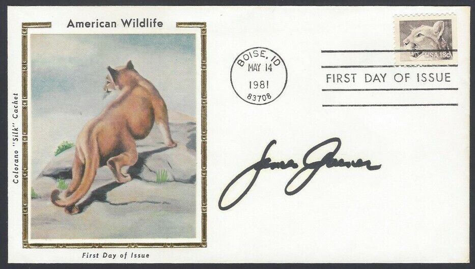 James Garner, American Actor signed FDC First Day cover