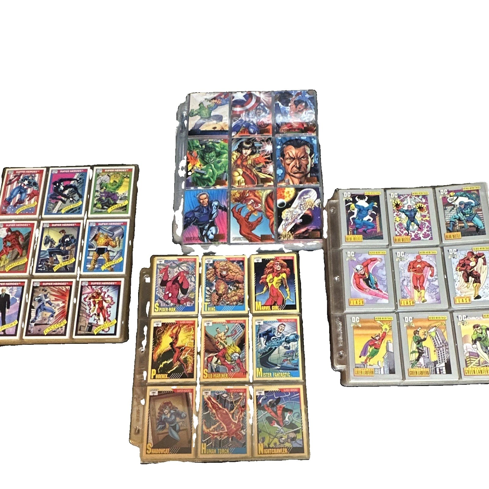 Marvel 1990 / 1991/1995/and 1991 Series 1, 2 , Hero Heritage/ Marvel vs Dc Sets