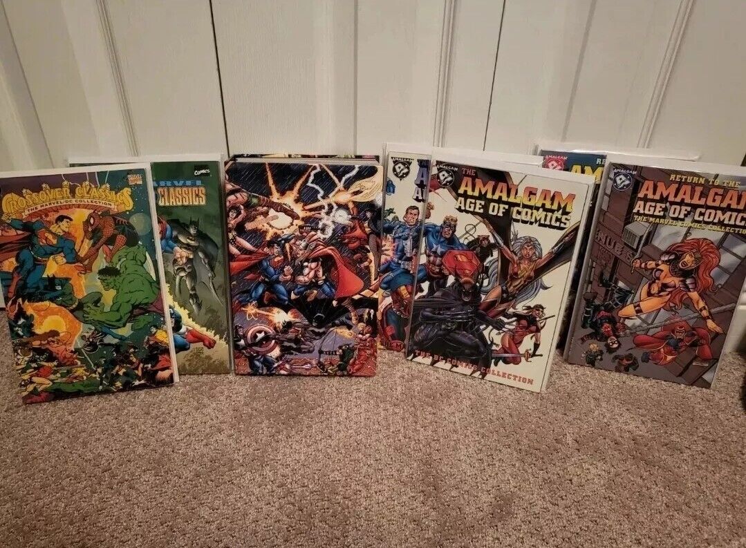 DC Marvel Crossover Amalagam Age and Custom Omnibus Collection 