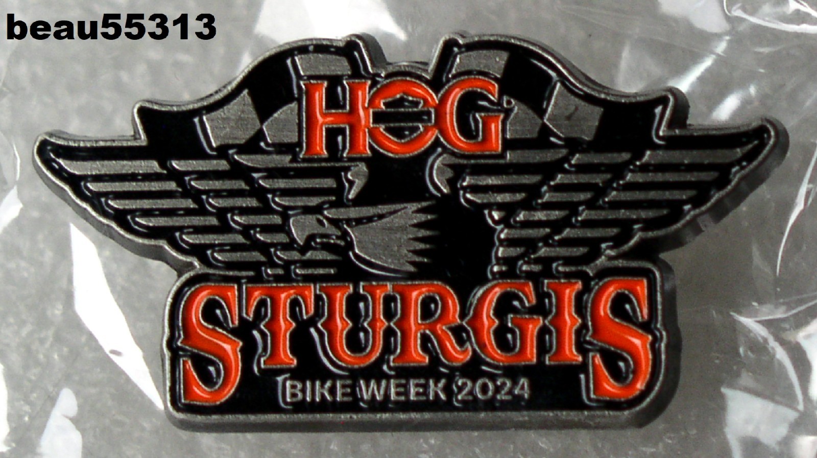 ⭐2024 HARLEY DAVIDSON OWNERS GROUP HOG STURGIS SOUTH DAKOTA JACKET VEST PIN ⭐2024 HARLEY DAVIDSON OWNERS GROUP HOG STURGIS SOUTH DAKOTA JACKET VEST PIN