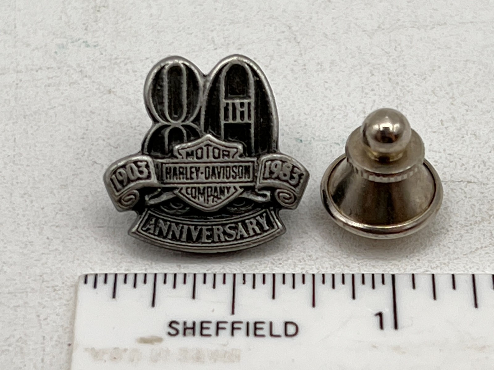 Vintage Harley Davidson Motorcycles 80th Anniversary 1903-1983 Hat, Lapel Pin Vintage Harley Davidson Motorcycles 80th Anniversary 1903-1983 Hat, Lapel Pin