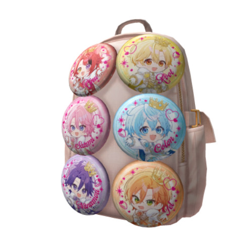 Strawberry Prince Tin Badge Backpack + 500 Robux Code Redeem Strawberry Prince Tin Badge Backpack + 500 Robux Code Redeem
