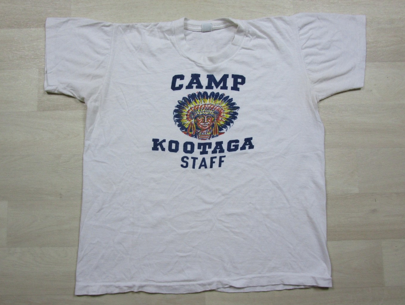 Vintage 70s Boy Scouts BSA T Shirt Mens (L Boxy) Camp Kootaga Staff Counselor WV Vintage 70s Boy Scouts BSA T Shirt Mens (L Boxy) Camp Kootaga Staff Counselor WV