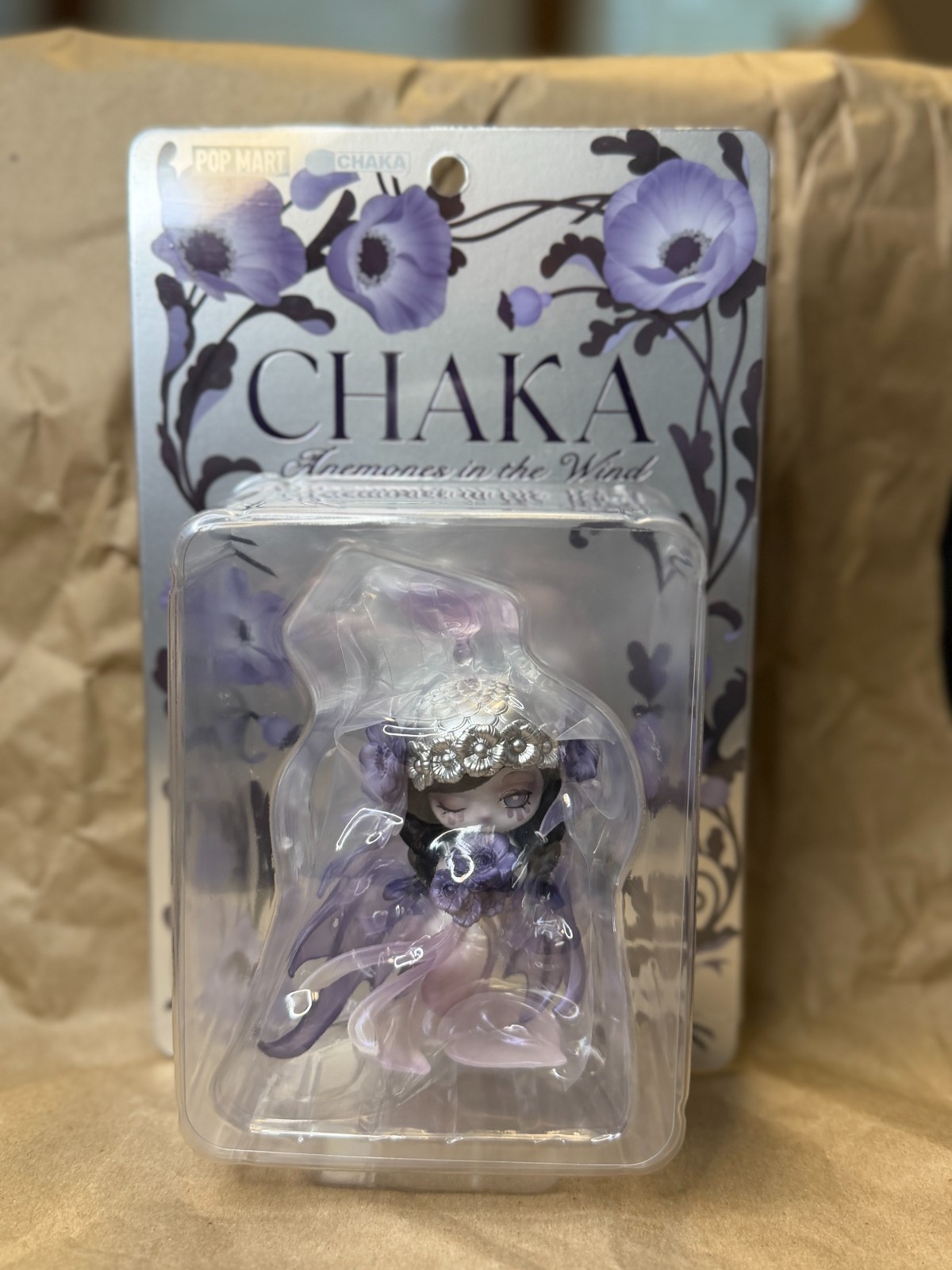 Pop Mart - Chaka Candle Whisper - Anemones in the Wind - Hang Card Pop Mart - Chaka Candle Whisper - Anemones in the Wind - Hang Card