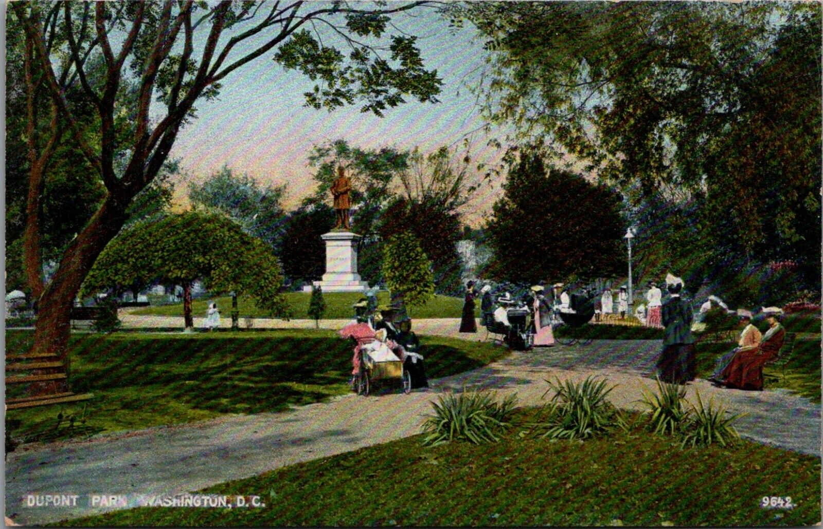 Vintage Dupont Park Washington DC Postcard D399