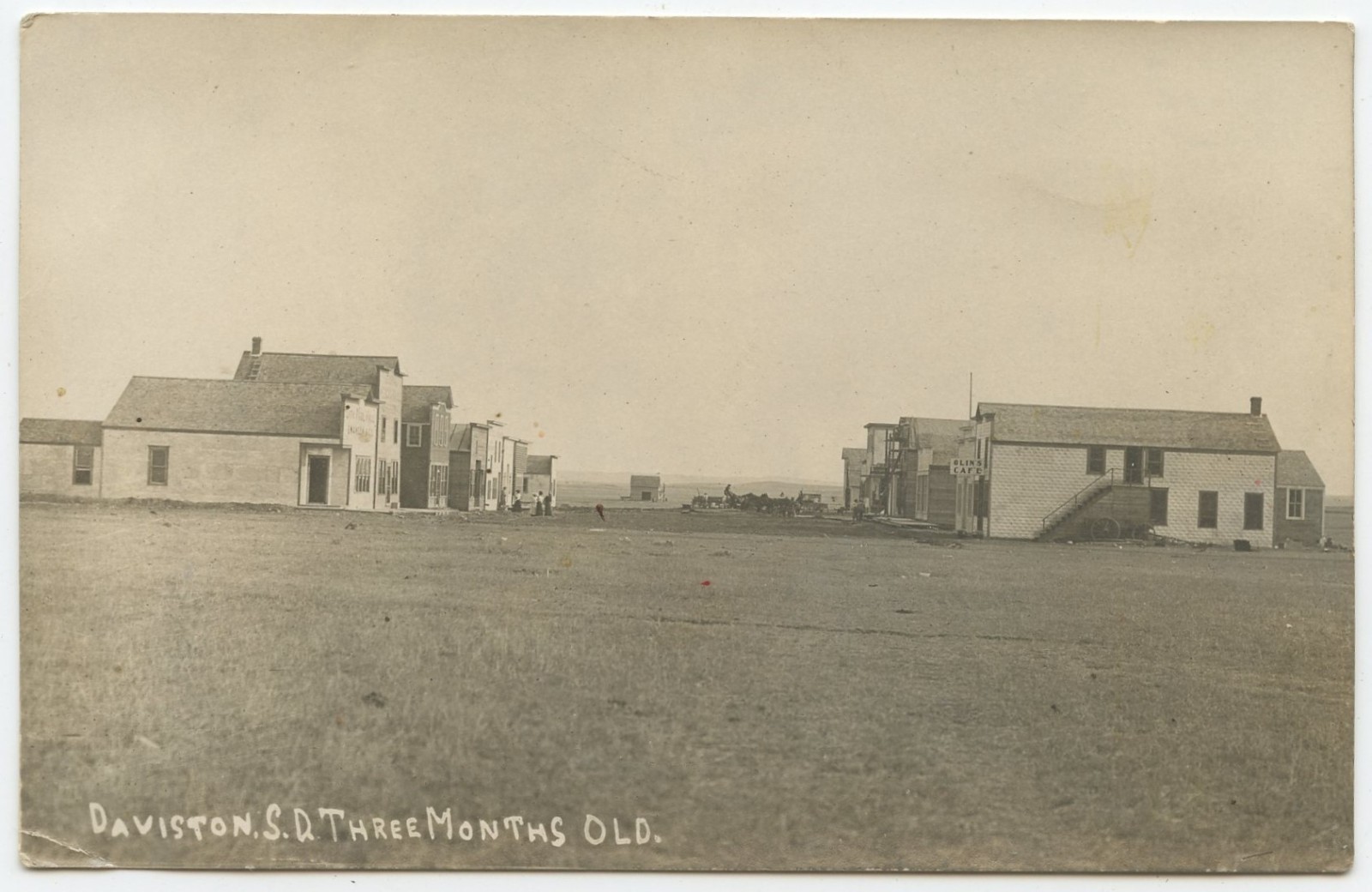 Antique Daviston South Dakota Ghost Town RPPC Postcard New Town 3 Months Old Antique Daviston South Dakota Ghost Town RPPC Postcard New Town 3 Months Old