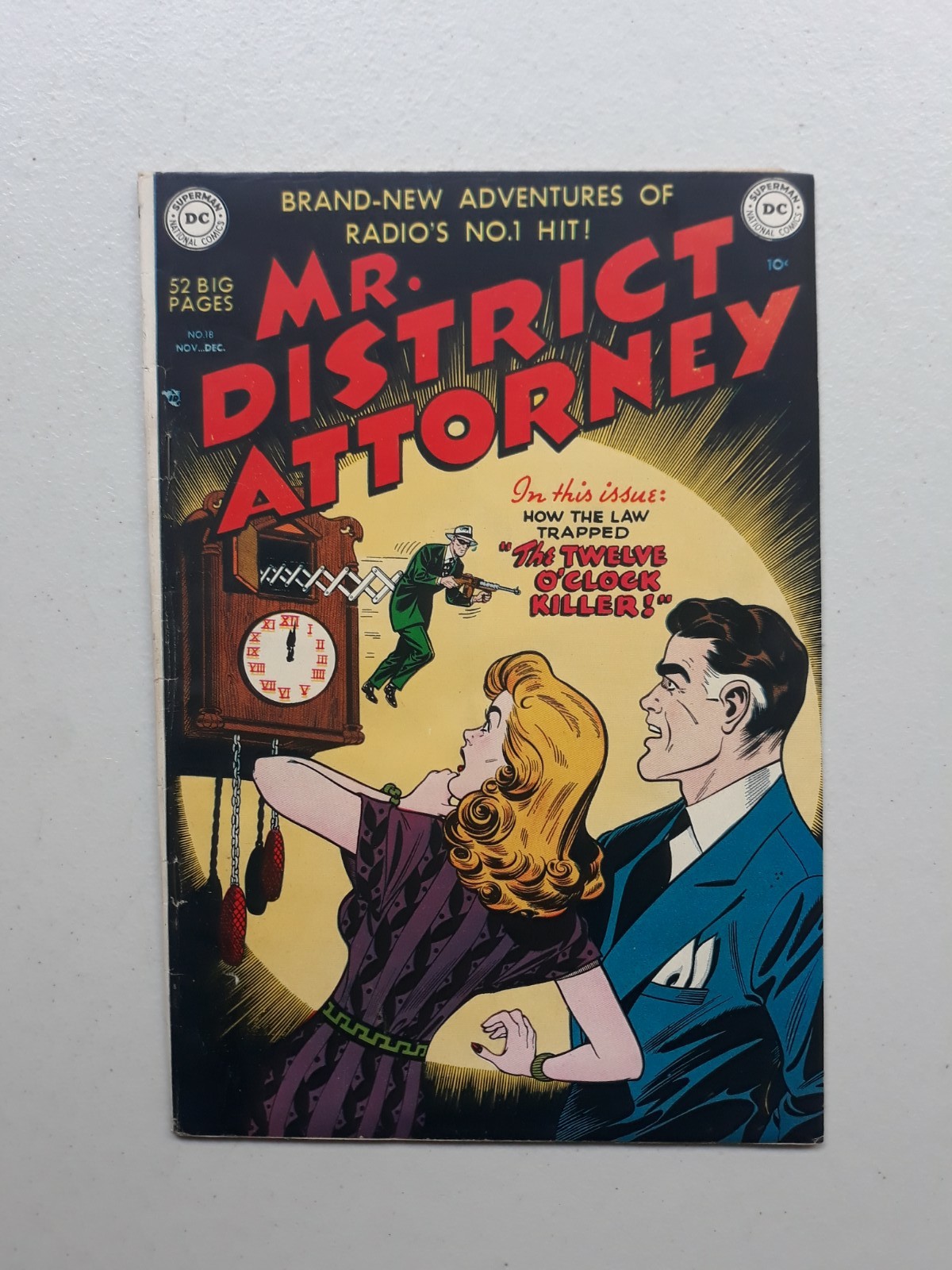 Mr District Attorney 18 DC Comics 1950 Scarce Mr District Attorney 18 DC Comics 1950 Scarce