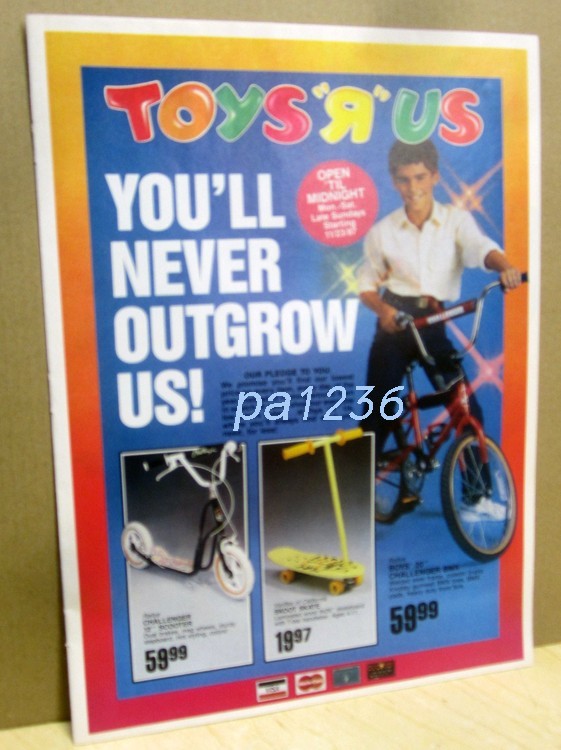 1987 TOYS R US store circular color 12-pg, SEGA, Nintendo, Lionel, Tyco, Tomy 1987 TOYS R US store circular color 12-pg, SEGA, Nintendo, Lionel, Tyco, Tomy