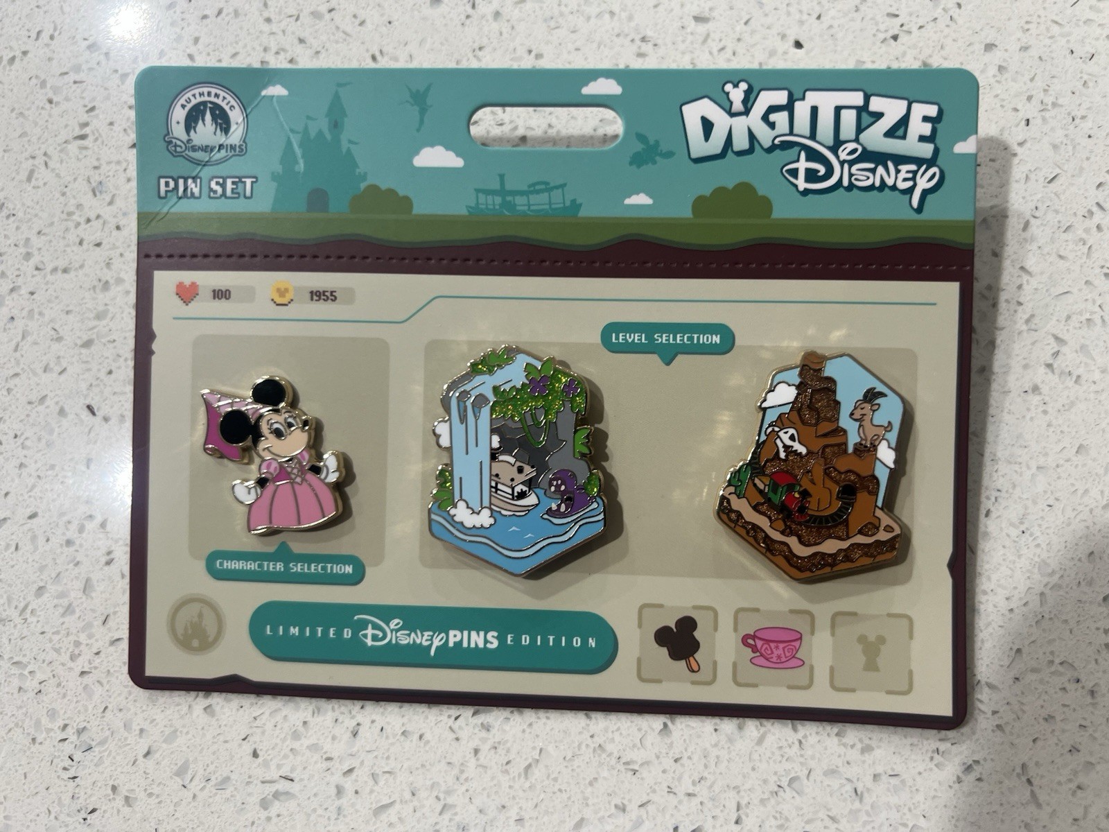 Disney Digitize Disney DLR - Minnie Mouse 3 Pin Set LE 3000 Disney Digitize Disney DLR - Minnie Mouse 3 Pin Set LE 3000