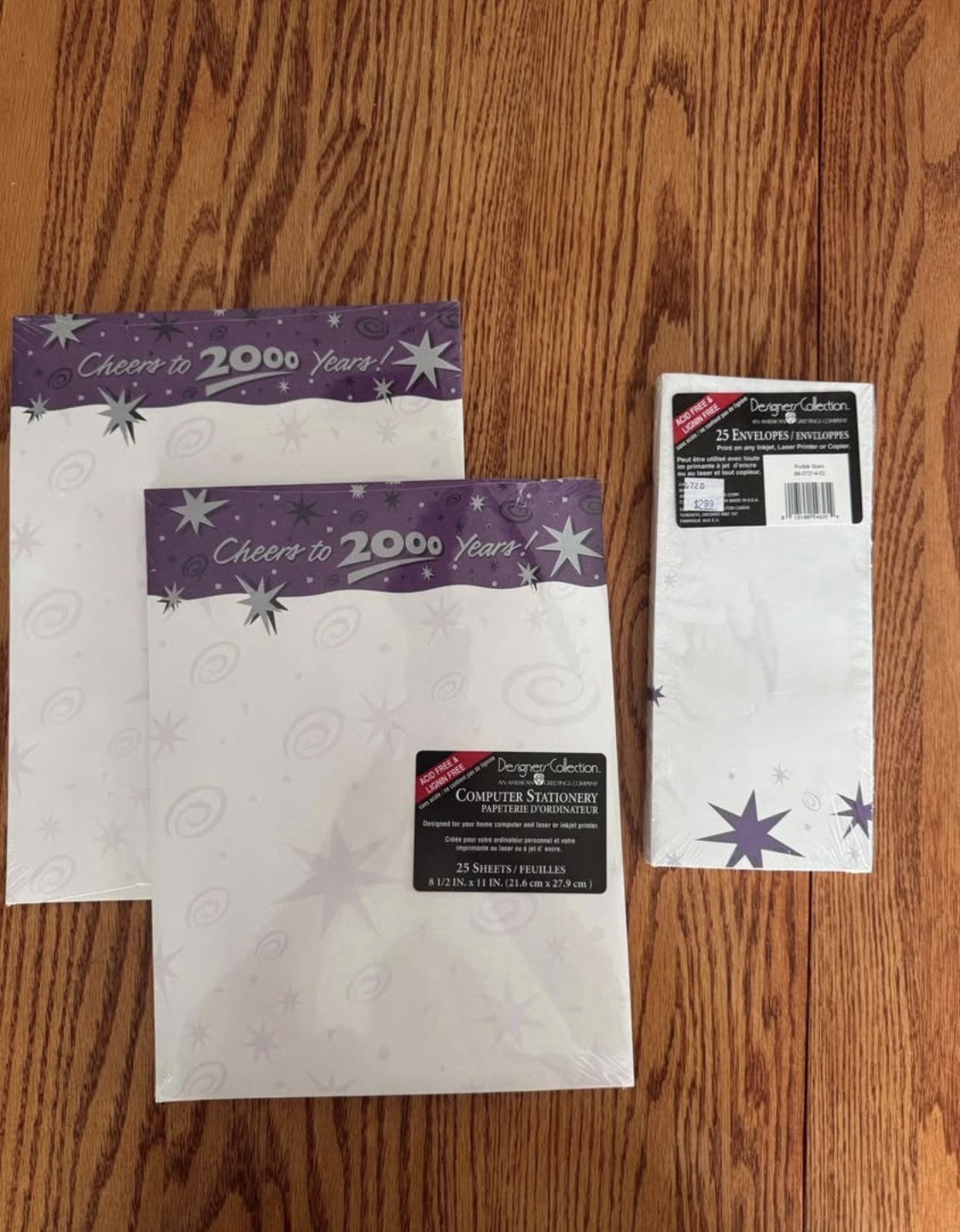 Cheers to 2000 Years Computer Stationery & Envelopes Cheers to 2000 Years Computer Stationery & Envelopes