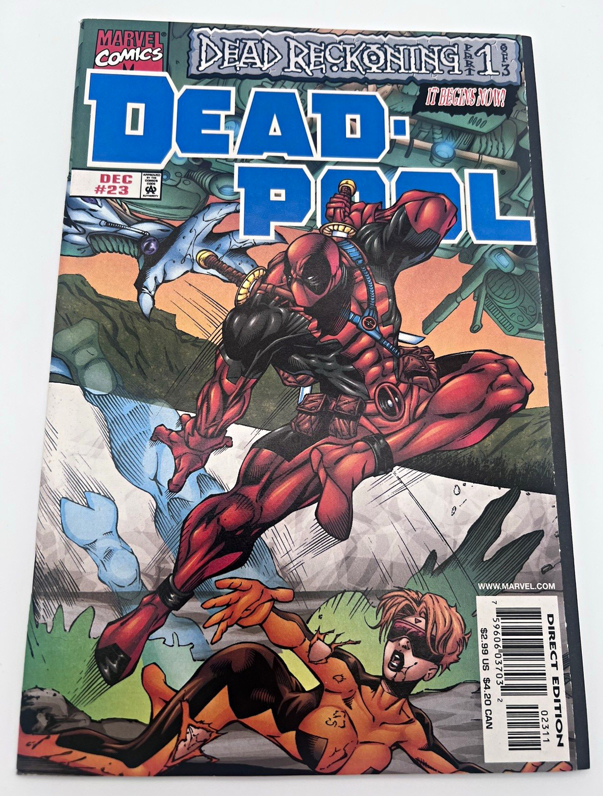 Marvel Comics Deadpool #23 Direct Edition VF/NM 1st Print Raw Marvel Comics Deadpool #23 Direct Edition VF/NM 1st Print Raw