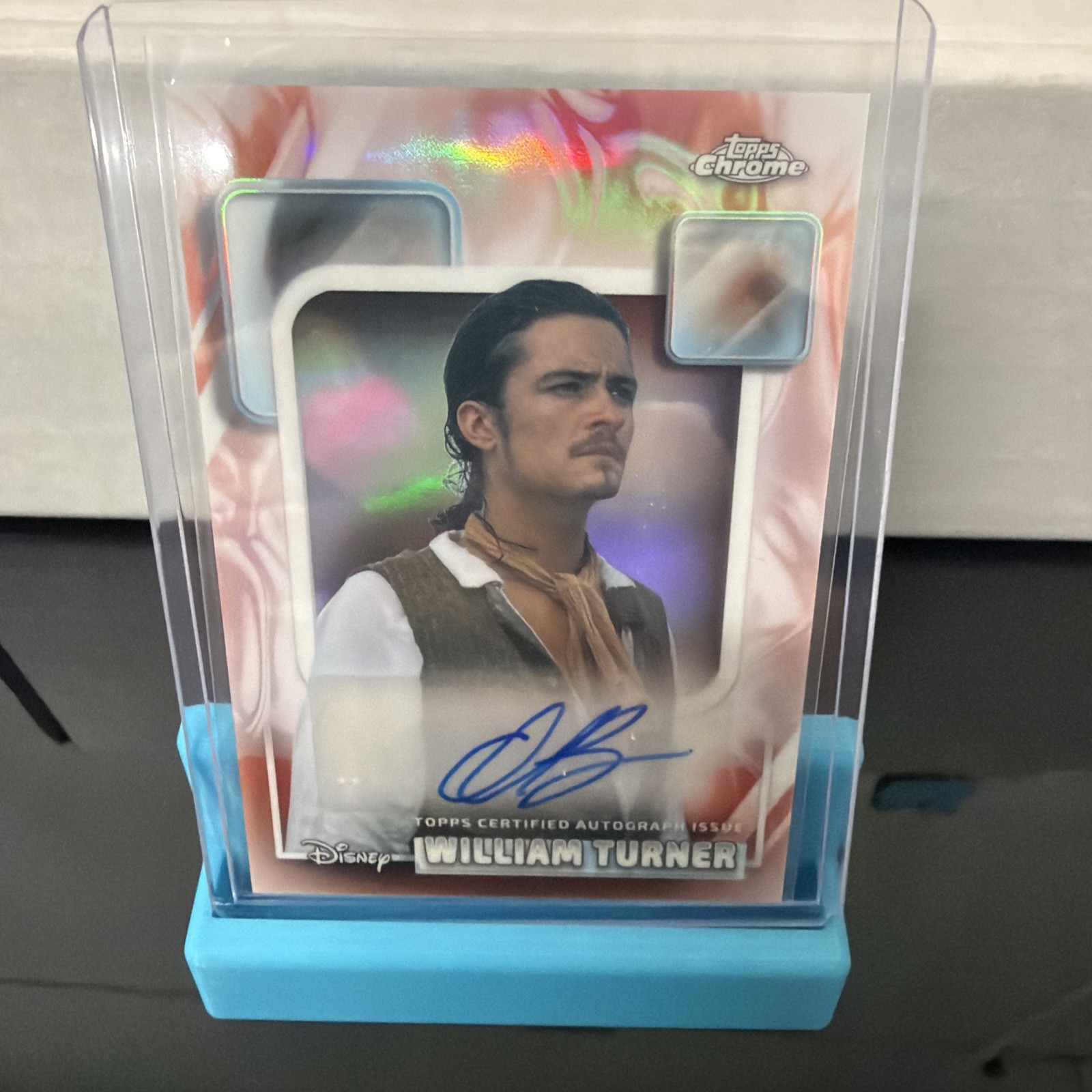 2026 Topps Chrome Disney Orlando Bloom William Turner Auto - AA-OB Pirates 2026 Topps Chrome Disney Orlando Bloom William Turner Auto - AA-OB Pirates