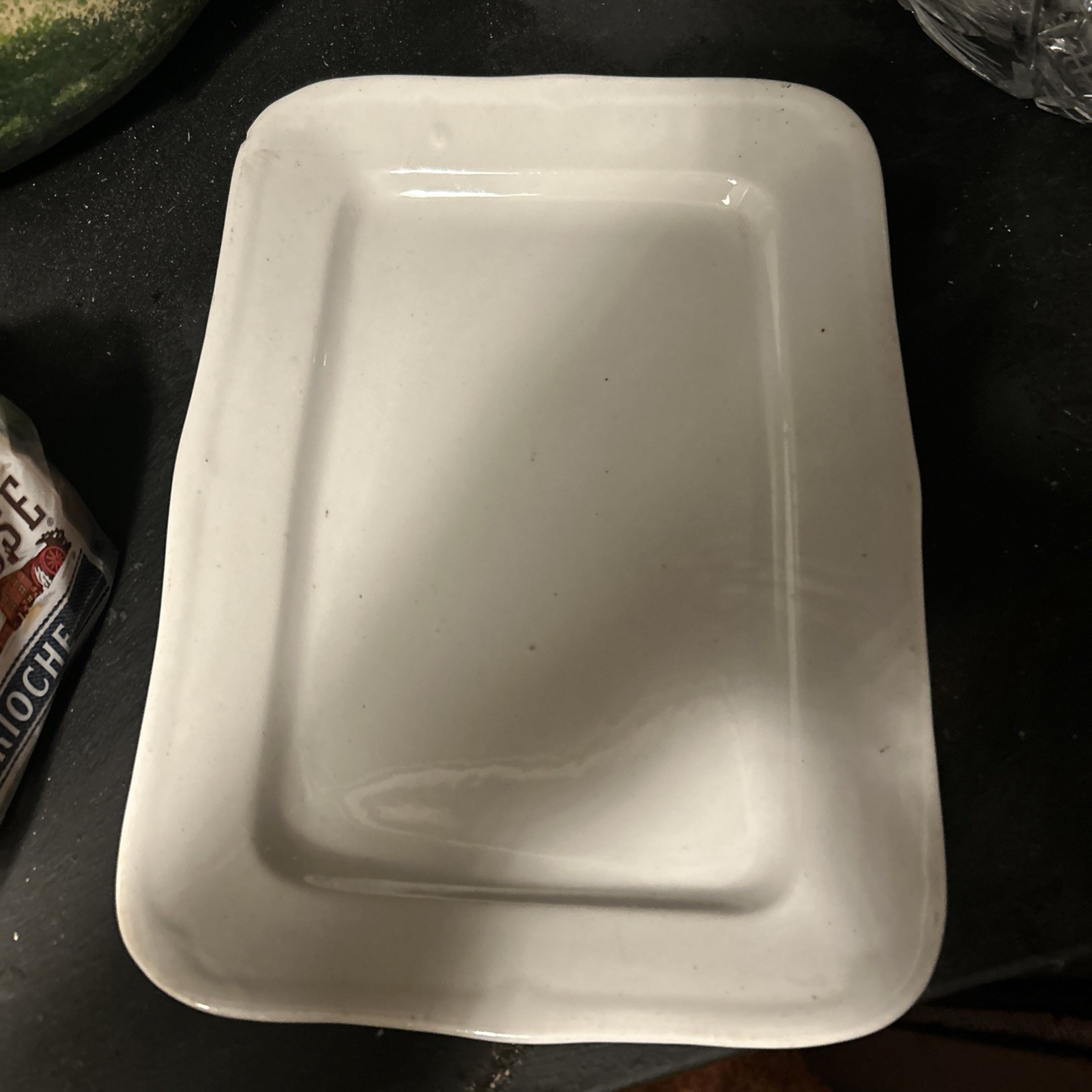 Greenwood China Trenton NJ 13x9x1.5 Ironstone Platter Bone White Restaurant Ware Greenwood China Trenton NJ 13x9x1.5 Ironstone Platter Bone White Restaurant Ware