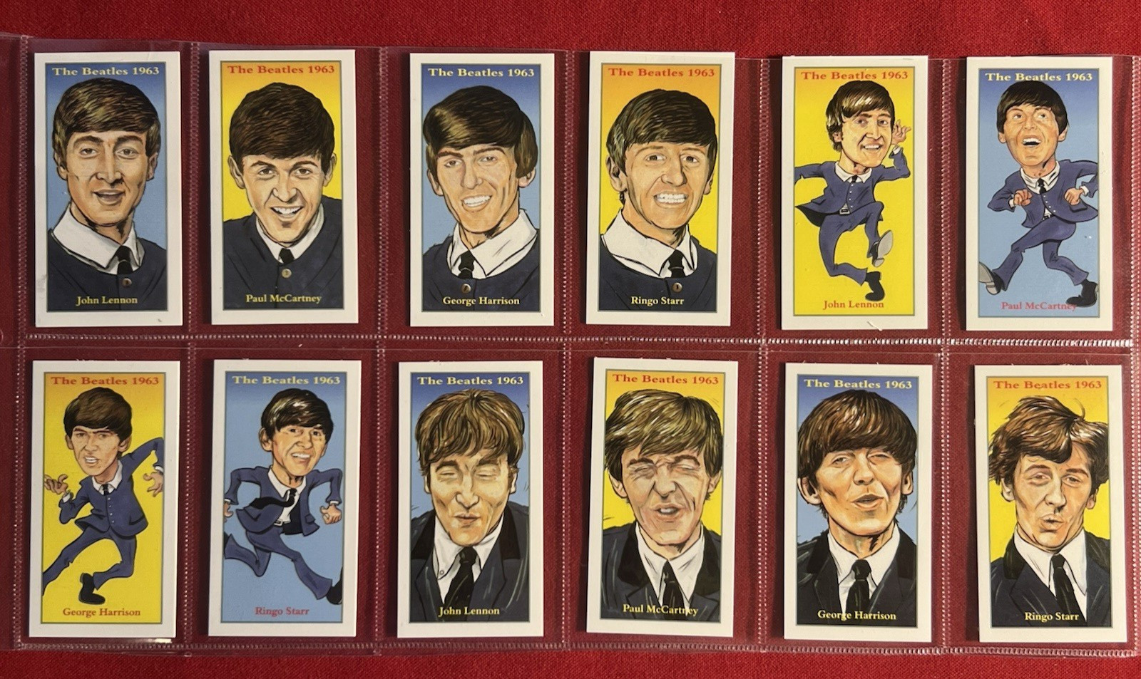 THE BEATLES 1963-LYCHGATE PRESS (PHILLIP NEILL) RARE FULL 12 CARD SET-MINT+ 2005 THE BEATLES 1963-LYCHGATE PRESS (PHILLIP NEILL) RARE FULL 12 CARD SET-MINT+ 2005