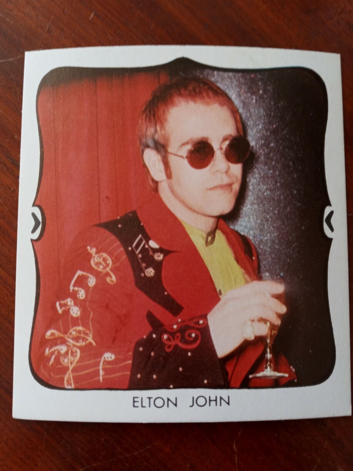 1970s POP HiTS ELTON JOHN MUSIC SINGERS CANTANTI CARD SUPER RARE
