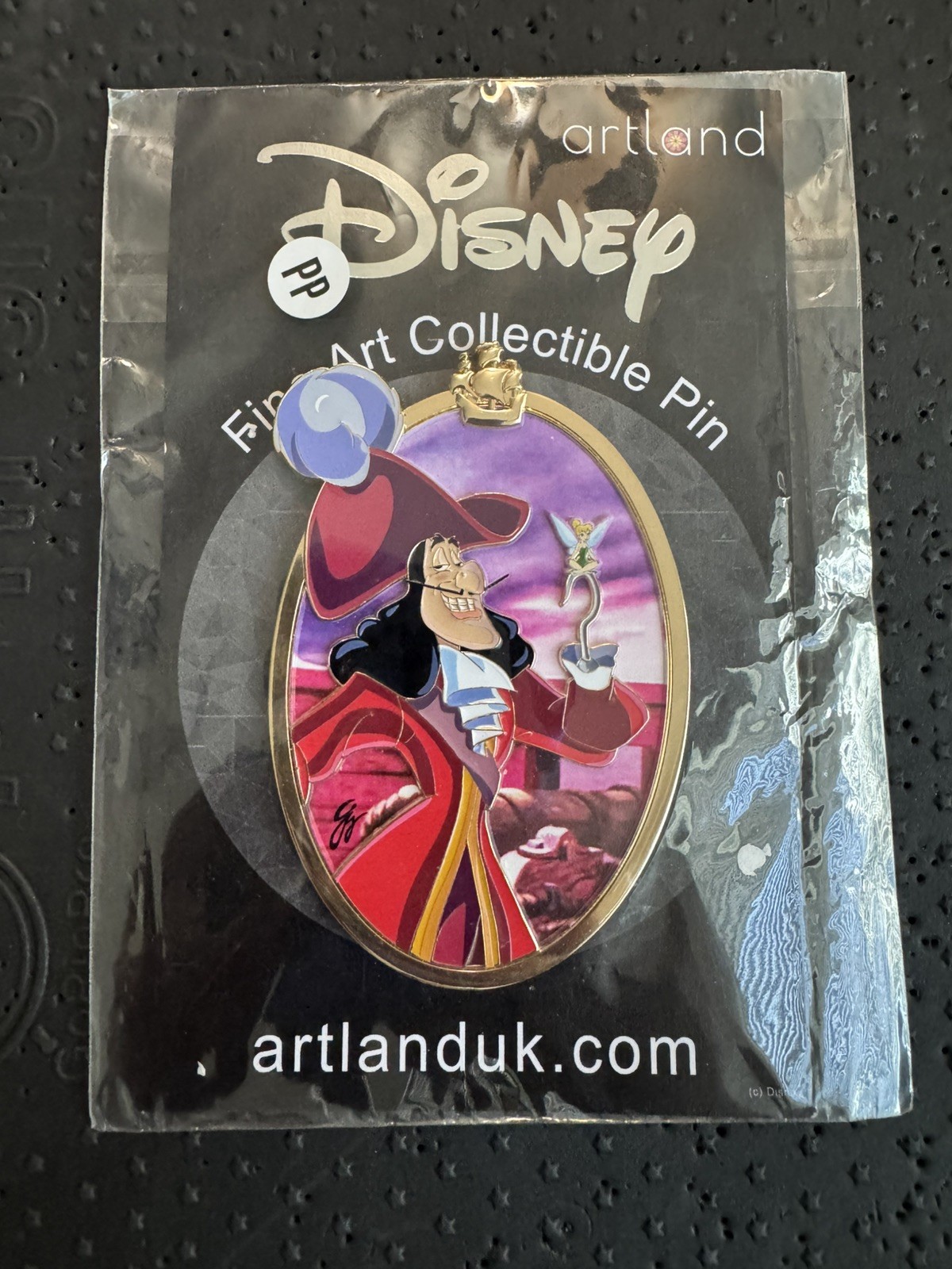 Disney Artland 2026 Oval Series Capitan Hook Peter Pan LE 200 pin