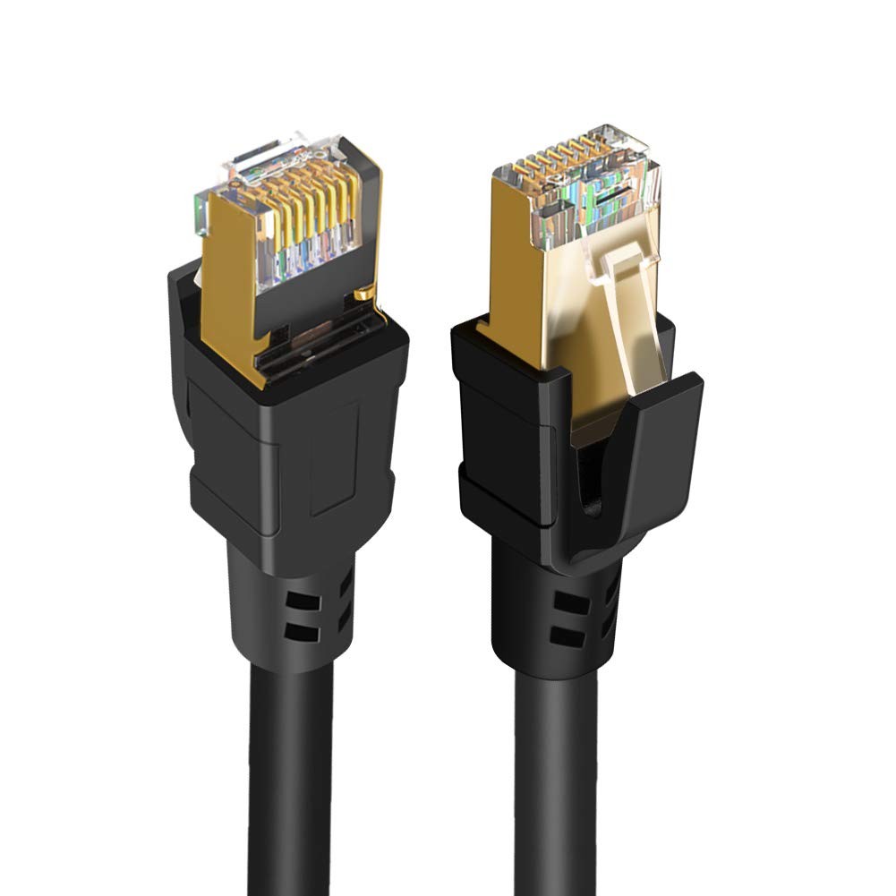 CableCreation Cat8 Ethernet Cable 16.6ft, 40Gbps Shielded High-Speed LAN Cord CableCreation Cat8 Ethernet Cable 16.6ft, 40Gbps Shielded High-Speed LAN Cord