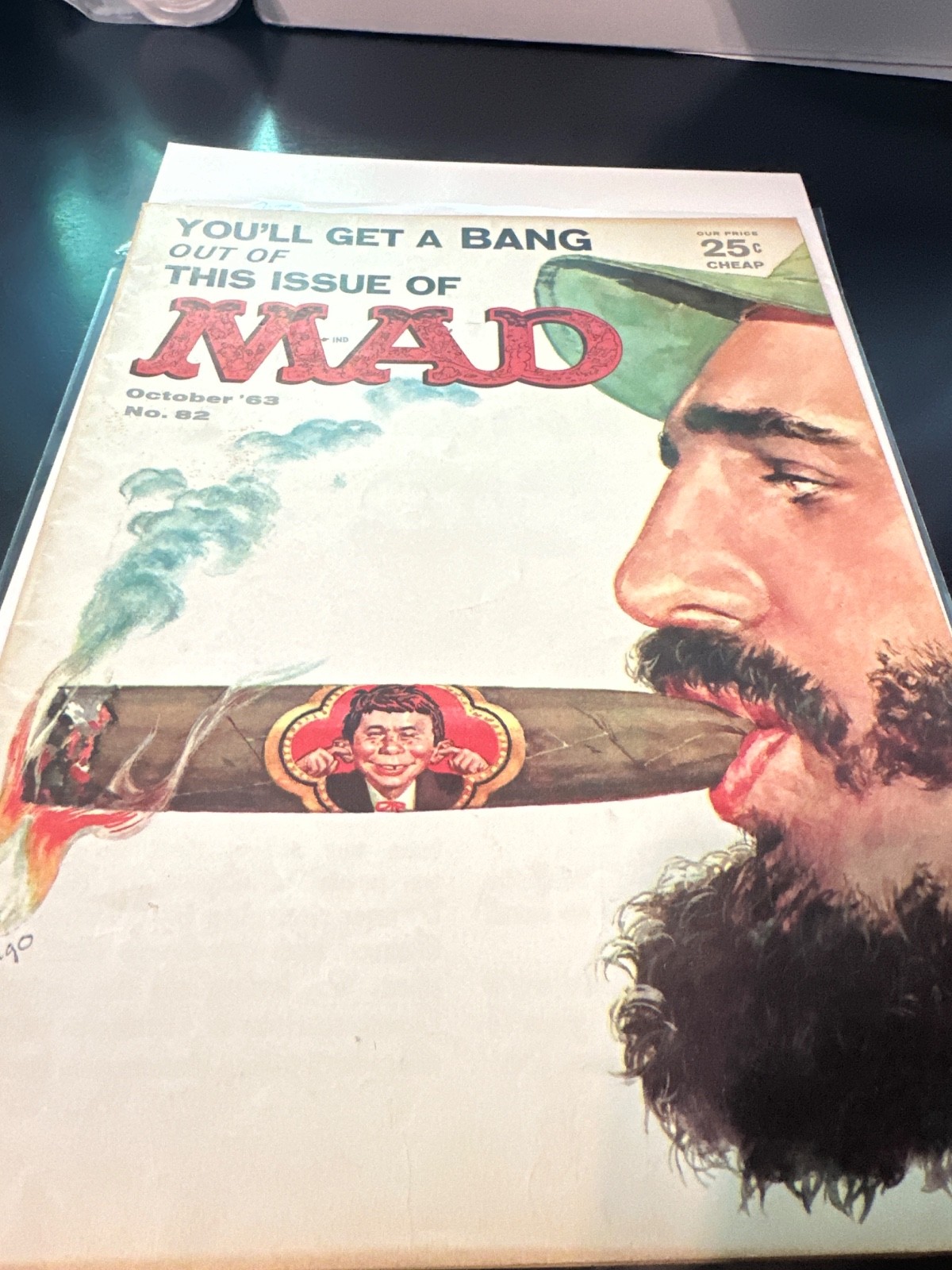 Vintage MAD Magazine No. 82 October 1963 Fidel Castro Cover Early Issue