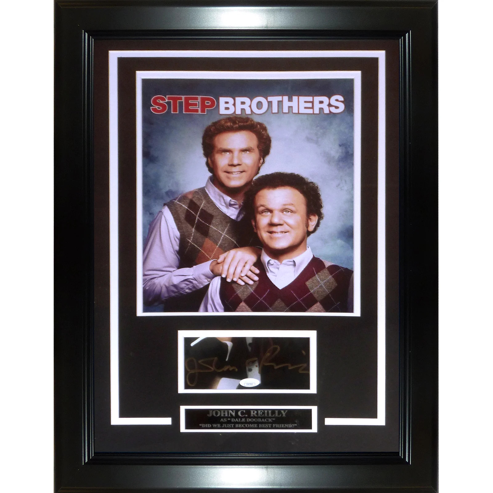 John C. Reilly Autographed Step Brothers Deluxe Framed Signature Series with 11x John C. Reilly Autographed Step Brothers Deluxe Framed Signature Series with 11x