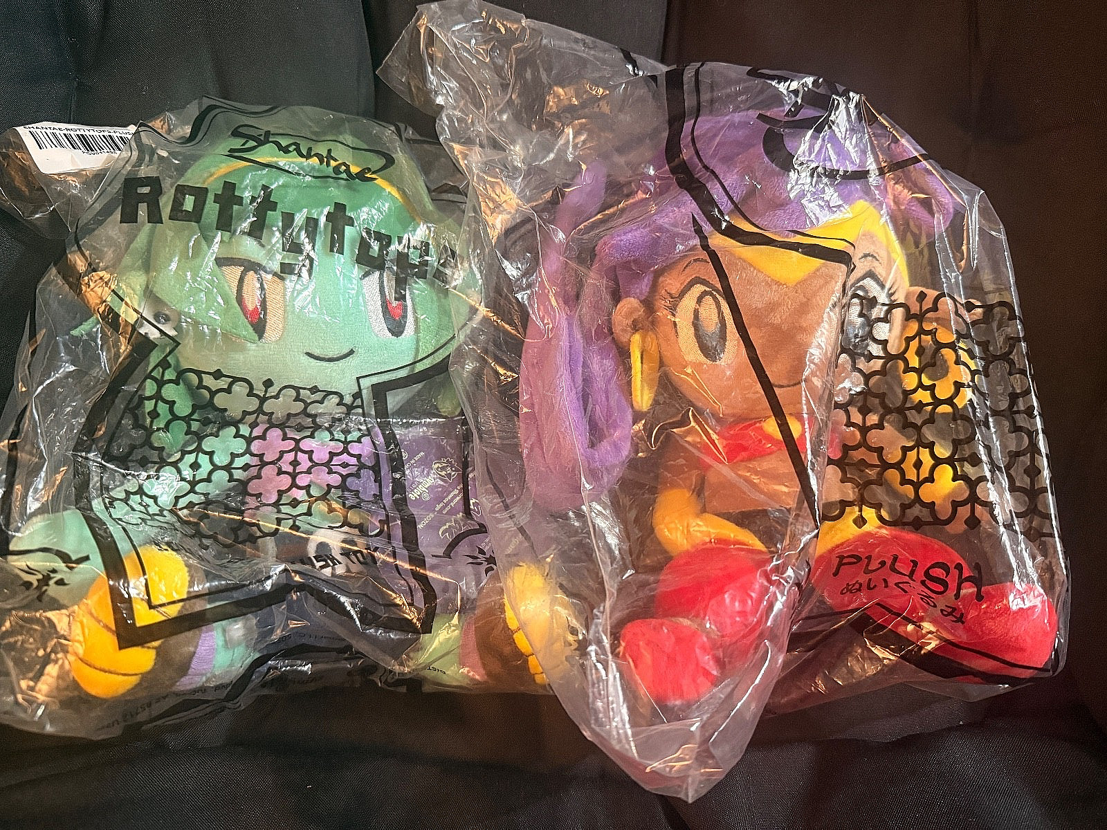 Rottytops and Shantae FanGamer Discontinued Plush Set W/Tags 2020-2021