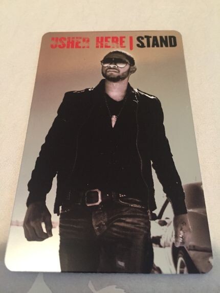 MUSICPASS Usher, Here I Stand ( 2008 ) Foil Download Card ( $0 EXPIRED )
