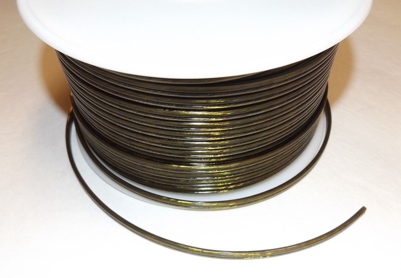 25 ft. Antique Brass 18/2 SPT-1 2 Wire Plastic Covered Lamp Cord 46608JB