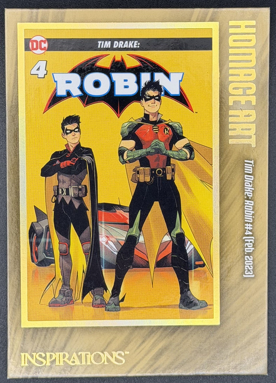 2026 Upper Deck Inspirations World of DC Robin Homage Art Maximum Gloss #HA-17 2026 Upper Deck Inspirations World of DC Robin Homage Art Maximum Gloss #HA-17