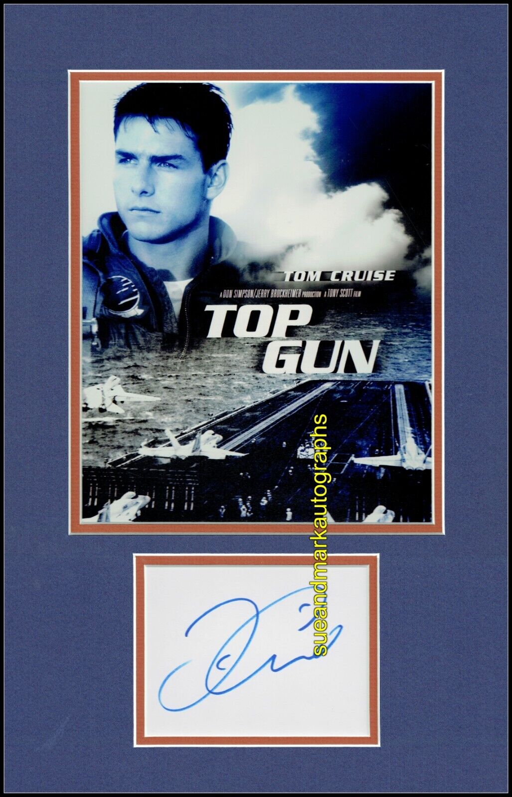 Tom Cruise Top Gun Maverick Autograph Signed UACC RD 96