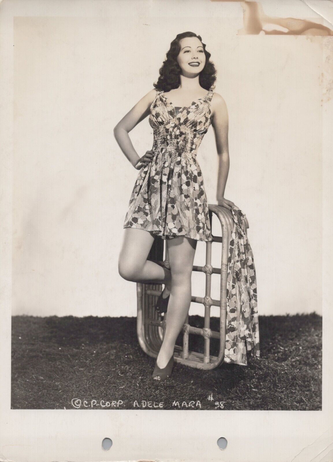 Adele Mara (1941) 🎬⭐ Original Vintage Photo by A.L. Whitey Schafer K 324