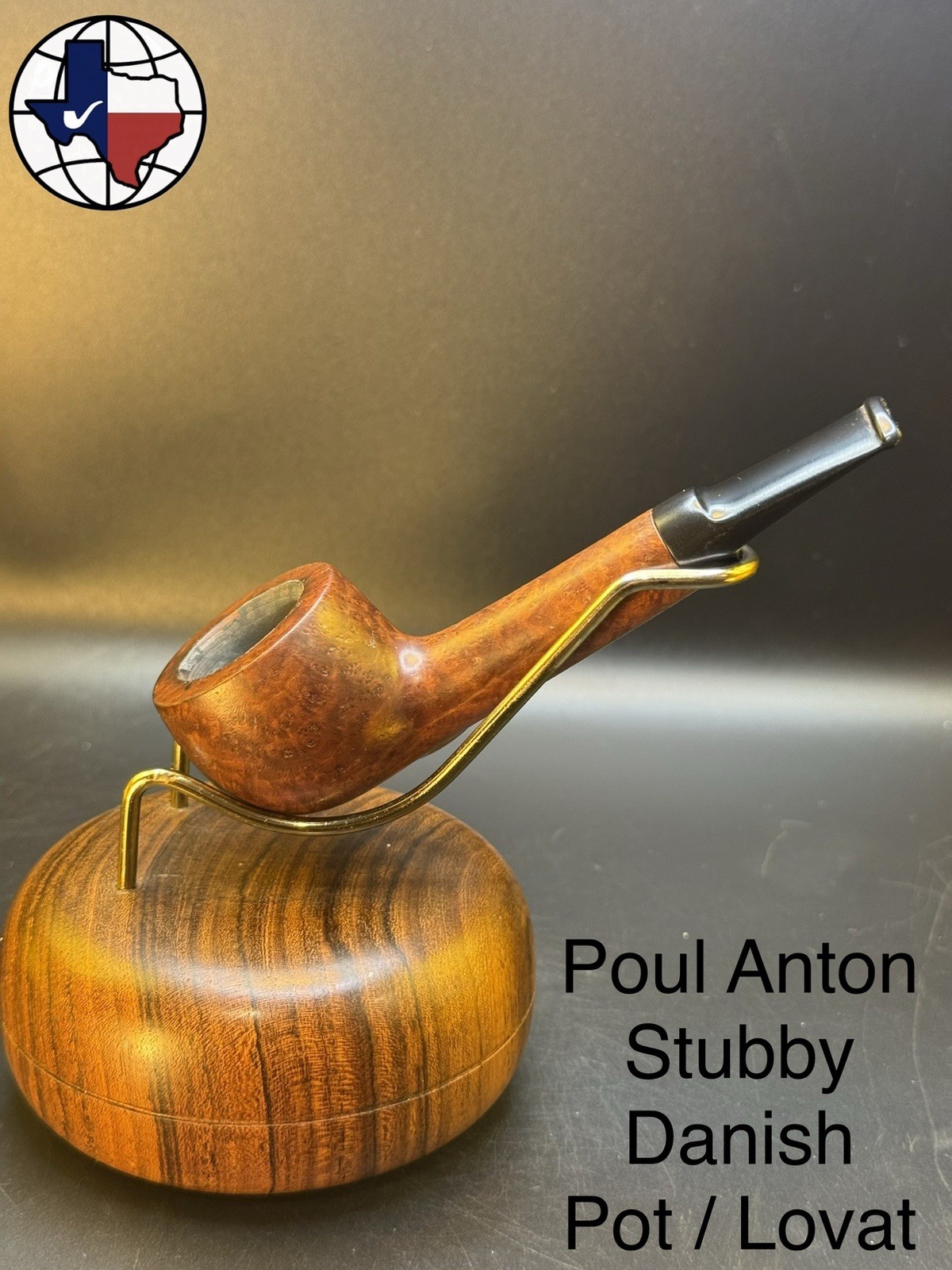 Vintage Poul Anton Stubby Danish Pot/Lovat Tobacco Pipe Vintage Poul Anton Stubby Danish Pot/Lovat Tobacco Pipe