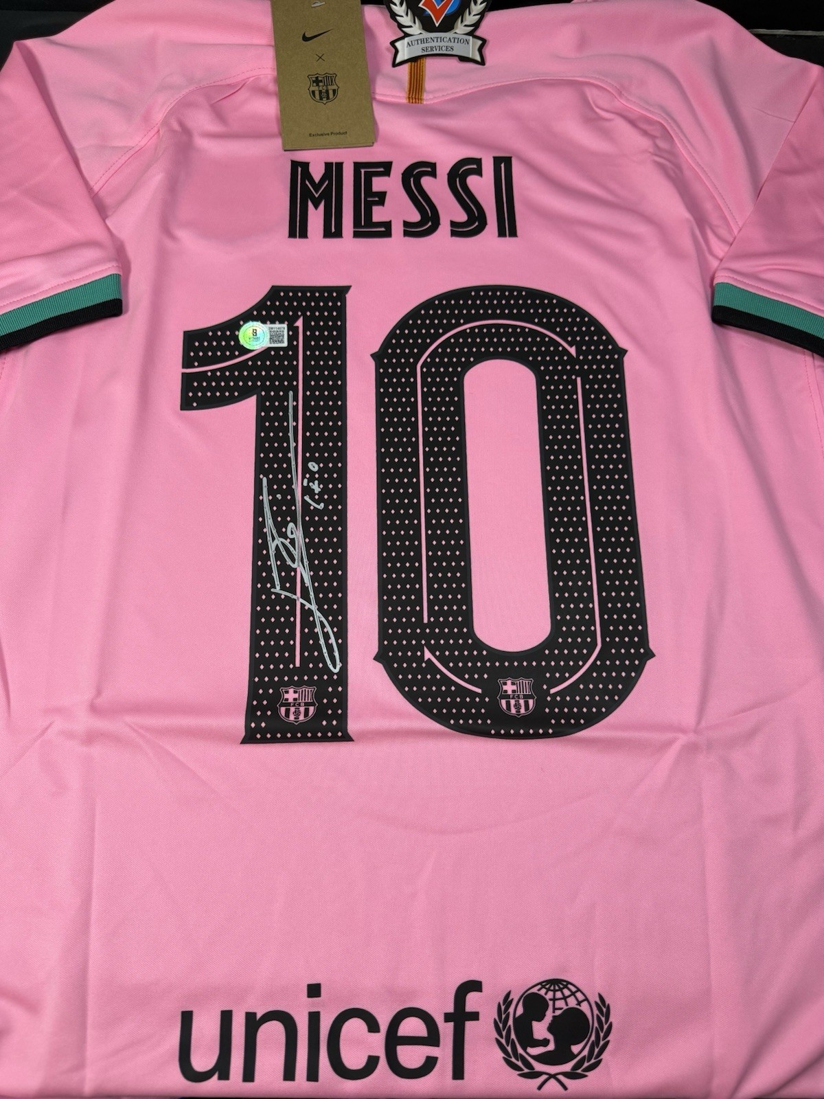 Lionel Messi Signed FC Barcelona Jersey 2020/2021 Beckett COA Lionel Messi Signed FC Barcelona Jersey 2020/2021 Beckett COA