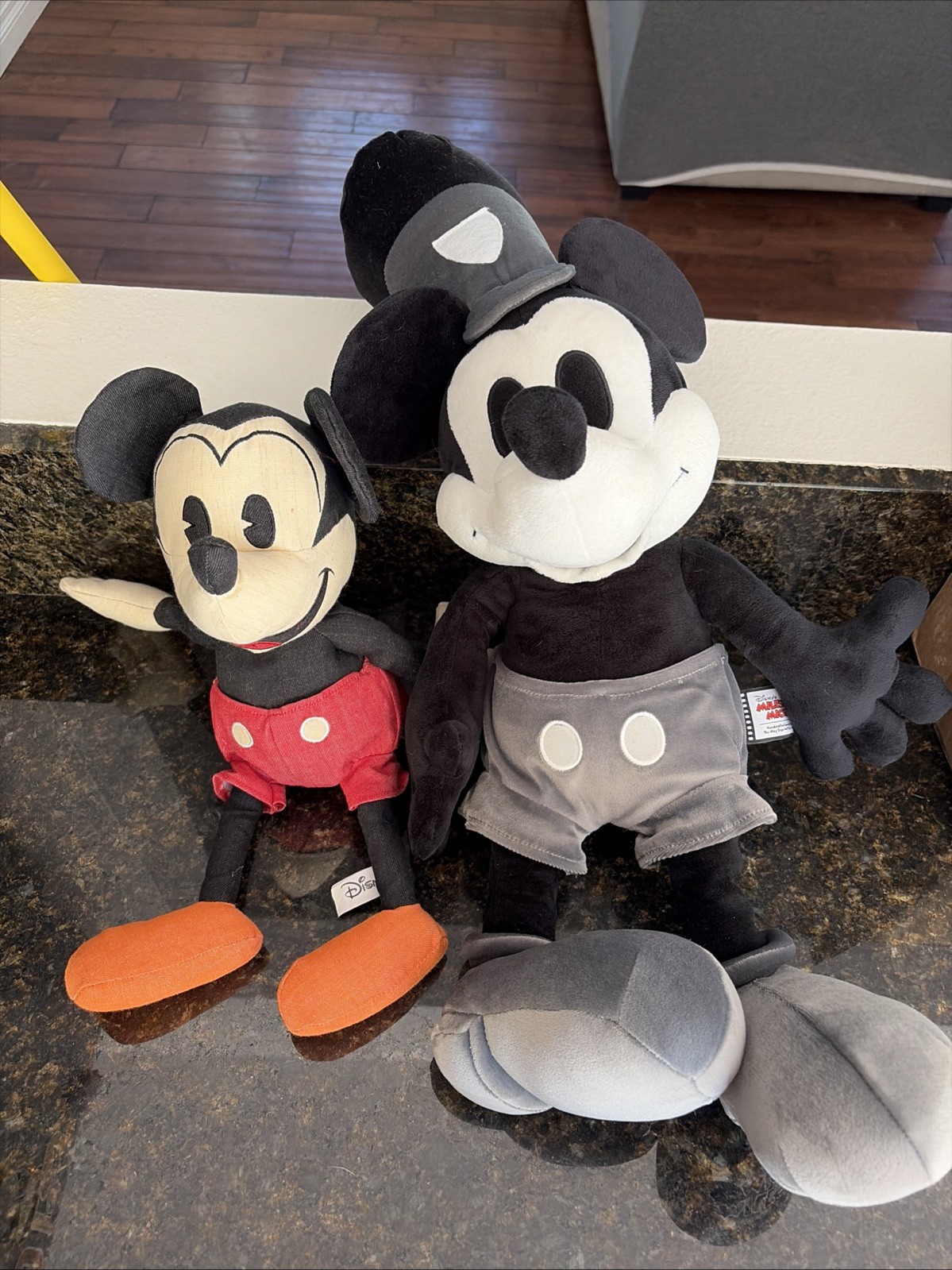 Disney Mickey Mouse Plush Lot Steamboat Willie & Retro 1930s SEGA Arcade Prize Disney Mickey Mouse Plush Lot Steamboat Willie & Retro 1930s SEGA Arcade Prize