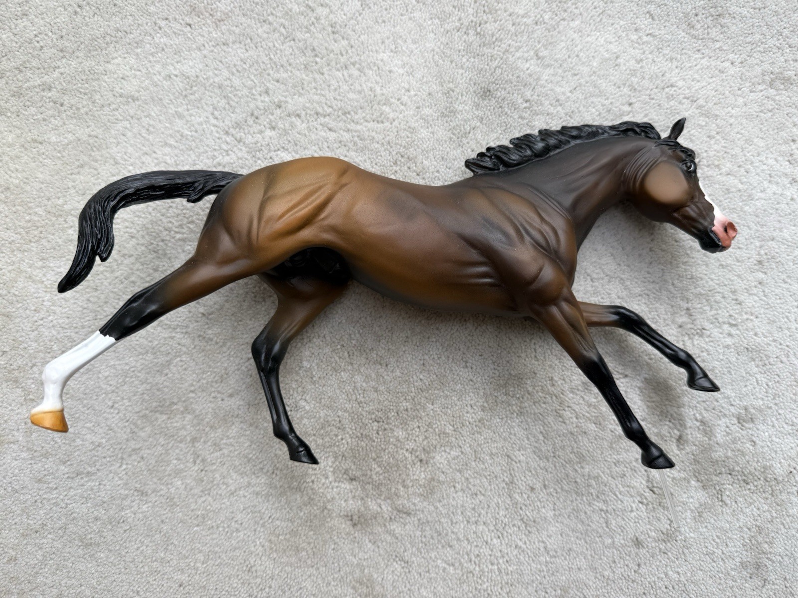 Awesome OOAK Custom Breyer Race Horse Bay Galloping Cigar Thoroughbred Awesome OOAK Custom Breyer Race Horse Bay Galloping Cigar Thoroughbred
