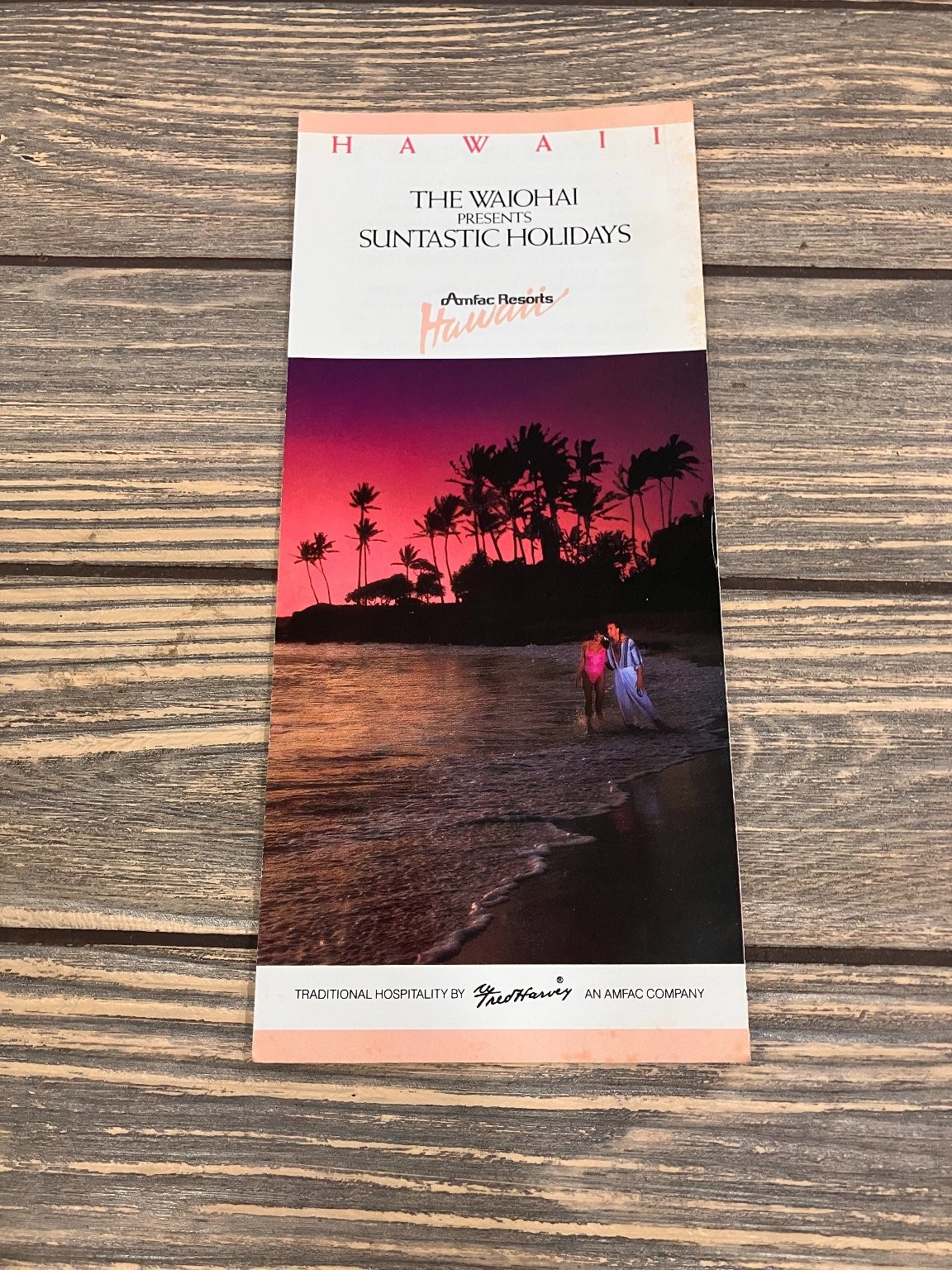 Vintage 1987 Waiohai Amfac Resorts Kauai Hawaii Travel Brochure Ephemera Vintage 1987 Waiohai Amfac Resorts Kauai Hawaii Travel Brochure Ephemera