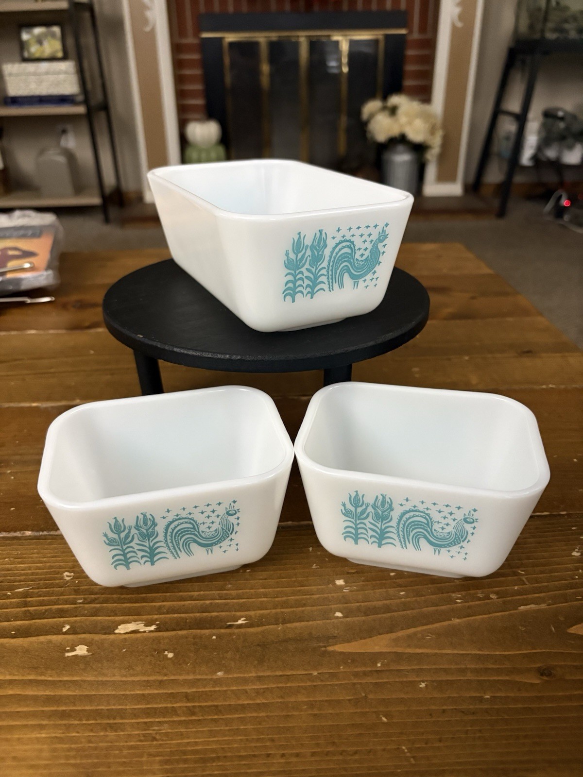 VTG Pyrex - 3 Piece Set Amish Butterprint #501 (2) & #0502 (1) Fridge Dish Set VTG Pyrex - 3 Piece Set Amish Butterprint #501 (2) & #0502 (1) Fridge Dish Set