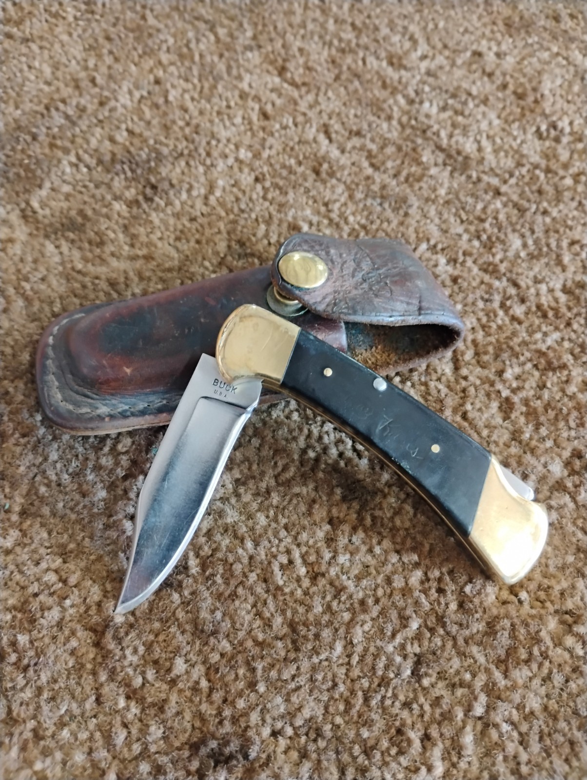 💥 RARE 1972 Buck 112 Micarta Inverted 2 Line Tang Stamp First Generation 💥 RARE 1972 Buck 112 Micarta Inverted 2 Line Tang Stamp First Generation