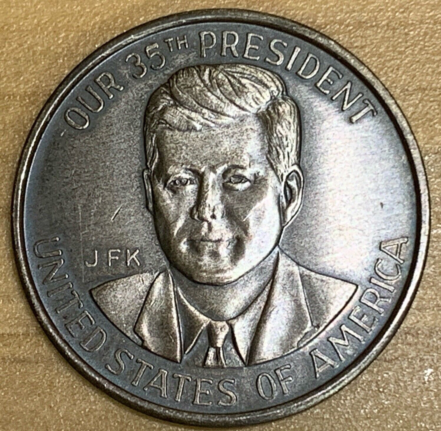 Our 35th President John Kennedy Medal, Token, JFK Coin.  RARE. *X75
